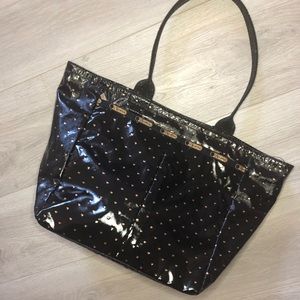 LeSportSac Everygirl Gold Hearts Tote Bag 💛🖤